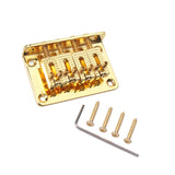 Max Maxb 4 String Guitar Bridge for Cigar Box Guitar Or Electric Ukulele Parts Gold