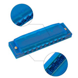 Maxbell Kids Harmonica Educational Musical Instrument Toy for Kids Beginners Blue