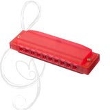 Maxbell Kids Harmonica Educational Musical Instrument Toy for Kids Beginners Red