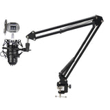 Maxbell 1 Sets Adjustable Microphone Stand with Suspension Scissor Arm