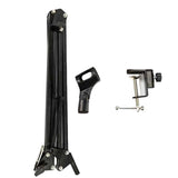 Max Maxb Adjustable Portable Microphone Stand Holder For Live Broadcast Record