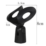 Max Maxb Universal Microphone Mic Clip Holder for Mic Stand Adapter for 26-30mm Mic