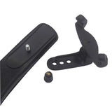 Maxbell Violin Fiddle Shoulder Rest Pad Support Feet for Violin Fiddle Parts Black