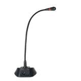 Max Maxb Desktop Gooseneck Wired Microphone System - Table Mounted Condenser Mic