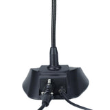 Max Maxb Desktop Gooseneck Wired Microphone System - Table Mounted Condenser Mic