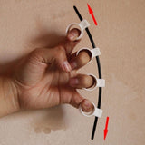 Max Maxb 1Set Acrylic Pocket Guitar Fingering Practice Tool Span Trainer for Beginner