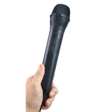 Max Maxb Artificial Plastic Wireless Microphone Props Fake Mic Toy Handheld Black