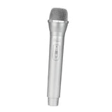 Max Maxb Artificial Plastic Wireless Microphone Props Fake Mic Toy Handheld Silver