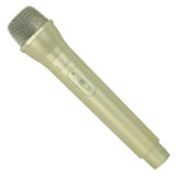 Max Maxb Artificial Plastic Wireless Microphone Props Fake Mic Toy Handheld Golden