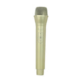 Max Maxb Artificial Plastic Wireless Microphone Props Fake Mic Toy Handheld Golden