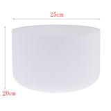 Max Maxb Crystal Singing Bowl G Note for Sacral Frosted Quartz Accessories 10 Inch