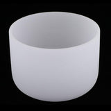 Max Maxb Crystal Singing Bowl G Note for Sacral Frosted Quartz Accessories 10 Inch