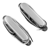 Max Maxb 2 Pack of Guitar Neck Pickup for Guitar Replacement Silver