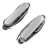 Max Maxb 2 Pack of Guitar Neck Pickup for Guitar Replacement Silver