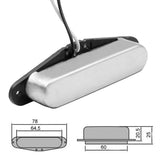 Max Maxb 2 Pack of Guitar Neck Pickup for Guitar Replacement Silver