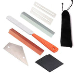 Max Maxb Guitar Fret Rocker+Fret File+Grinding Stone+Fretboard Guard Repair Tools Set