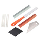Max Maxb Guitar Fret Rocker+Fret File+Grinding Stone+Fretboard Guard Repair Tools Set