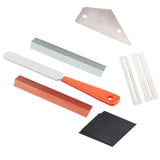 Max Maxb Guitar Fret Rocker+Fret File+Grinding Stone+Fretboard Guard Repair Tools Set