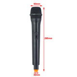 Max Maxb Classic Plastic Wireless Microphone Props Fake Mic Toy Handheld Orange