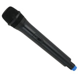 Max Classic Plastic Wireless Microphone Props Fake Mic Toy Handheld Blue