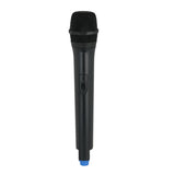 Max Classic Plastic Wireless Microphone Props Fake Mic Toy Handheld Blue