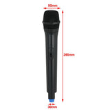 Max Classic Plastic Wireless Microphone Props Fake Mic Toy Handheld Blue