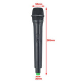 Max Maxb Classic Plastic Wireless Microphone Props Fake Mic Toy Handheld Green