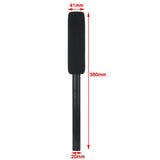 Max Maxb Plastic Interview Microphone Props Wireless Fake Mic Toy Handheld Black
