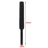 Max Maxb Classic Plastic Interview Microphone Props Fake Mic Toy Handheld Black 27cm