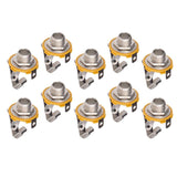 Max Maxb 10 Pieces 1/4" Jack Socket - Electric Guitar Output Jack - 1/4" Jack Socket