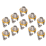 Max Maxb 10 Pieces 1/4" Jack Socket - Electric Guitar Output Jack - 1/4" Jack Socket