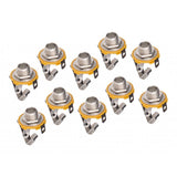 Max Maxb 10 Pieces 1/4" Jack Socket - Electric Guitar Output Jack - 1/4" Jack Socket