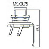 Max Maxb 10 Pieces 1/4" Jack Socket - Electric Guitar Output Jack - 1/4" Jack Socket