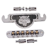 Max Maxb A Set of Electric Guitar Roller Saddle Bridge & Tailpiece