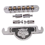 Max Maxb A Set of Electric Guitar Roller Saddle Bridge & Tailpiece
