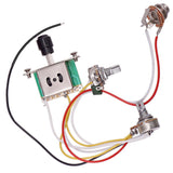 Max Maxb Complete Circuit Wiring Kit 500K 3-Way Toggle Switch for TL Electric Guitar