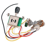 Max Maxb Complete Circuit Wiring Kit 500K 3-Way Toggle Switch for TL Electric Guitar