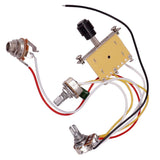 Max Maxb Complete Circuit Wiring Kit 500K 3-Way Toggle Switch for TL Electric Guitar