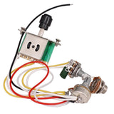 Max Maxb Complete Circuit Wiring Kit 500K 3-Way Toggle Switch for TL Electric Guitar