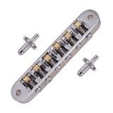 Max Maxb New Jazz Archtop Tailpiece Golden Roller Saddle Bridge Guitar Part Sliver