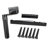 Max Maxb Guitar Bridge Saddle & Nut & Bridge Pin + String Winder Speed Peg For Guitar