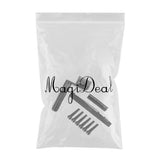 Max Maxb Guitar Bridge Saddle & Nut & Bridge Pin + String Winder Speed Peg For Guitar