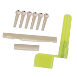Max Maxb 1 Set Guitar Bass String Winder Slotted Guitar Saddle Nut Guitar Accessory