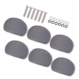 Max Maxb 6 Pieces Guitar Tuning Peg Button Tuner Machine Heads Wooden Cap Oval