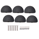 Max Maxb 6 Pieces Guitar Tuning Peg Button Tuner Machine Heads Wooden Cap Semi-circle