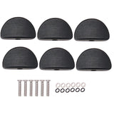 Max Maxb 6 Pieces Guitar Tuning Peg Button Tuner Machine Heads Wooden Cap Semi-circle