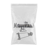 Max Maxb 6 String Jazz Archtop Tailpiece Roller Saddle Bridge Guitar Parts Black