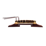 Max Maxb Golden Roller Saddle Bridge Archtop Rosewood Base for Jazz Guitar