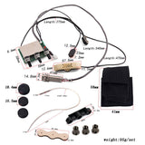 Max Maxb Guitar Pickups Active Piezo Pickup EQ Preamp System for Acoustic Guitar