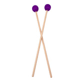 Max Maxb 1 Pair Soft Wool Head Maple Handle Drumsticks Drum Sticks Mallet